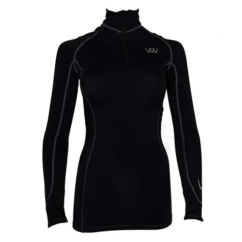 Woof Wear Ladies Performance Riding Shirt - Black